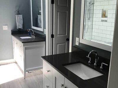Bathroom Dual vanity Installation