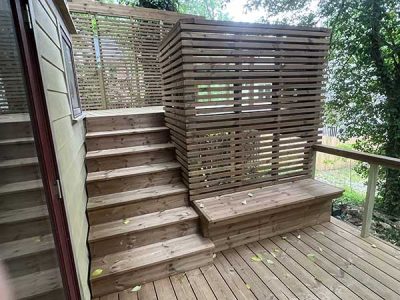 Outdoor Wooden Deck