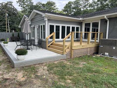 Wood Deck Construction