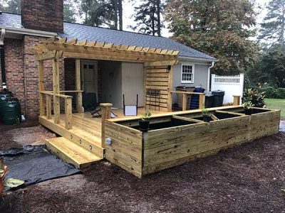 Wooden Deck Platform